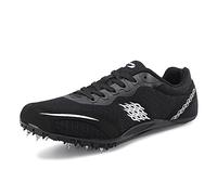 Xinghuanhua Zapatos de Pista y Campo Transpirables de Malla Unisex 8 Picos Zapatos Deportivos Antideslizantes para Jóvenes Picos de Encaje y Sprint para Niños y Niñas
