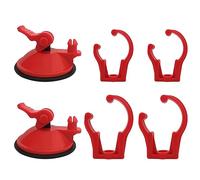 XINGLIDA 1 juego de abrazaderas de fijación de luz LED para acuario, con ventosas, clip abierto, para acuario, pecera