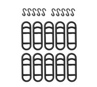 XINGLIDA 20 bandas de silicona para bicicletas, cinturón fijo para ciclismo, soporte de linterna, soporte de linterna, vendajes elásticos