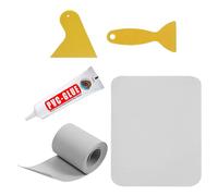 XINGLIDA 5 lotes de parches de reparación de emergencia, parches inflables para barcos, cinta adhesiva de reparación para canoas, tiendas de campaña, kayaks, emergencia