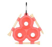 XINGLIDA Bola de golf de silicona, 3 soportes de capacidad, incluye ganchos de aluminio para un agarre seguro, accesorios de engranaje para entusiastas del golf