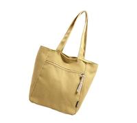 XINGLIDA Bolsa de trabajo de lona muerta para mujeres bolso de moda monedero bolso simple bandolera con cremallera, amarillo, Sehen Sie sich dieses Video Jahr
