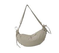 XINGLIDA Bolso de hombro para mujer Bolso simple albóndigas estilo coreano bolso de mensajero bolso de compras bolso de color sólido f, caqui, Sehen Sie sich dieses Video Jahr