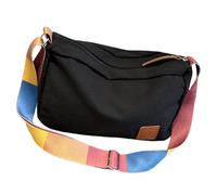 XINGLIDA Bolso de las mujeres estilo coreano bolso de hombro estético bolso de mensajero simple bolsa de gran capacidad pluma, Negro , Sehen Sie sich dieses Video Jahr