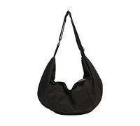 XINGLIDA Bolso de mujer, bolso bandolera, bolsa de transporte casual, nailon de primavera, gran capacidad, bolsa de albóndigas, simple, sólido, Negro , Sehen Sie sich dieses Video Jahr