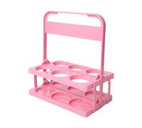 XINGLIDA Cesta de cerveza para vino, versátil portabotellas de cerveza, soporte para bebidas impermeable, material plástico para fiestas y reuniones, soporte para botellas reutilizable