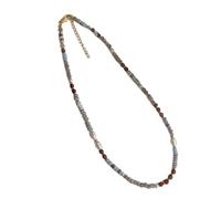 XINGLIDA Cuentas de moda collar elegante con cuentas de piedra natural de mano materiales para mujeres accesorios de moda mejora de la felicidad joyería