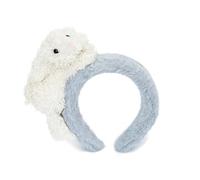 XINGLIDA Diadema para el pelo, bonitas bandas anchas para el pelo, accesorios para cabina de fotos, diadema de dibujos animados, diadema acolchada de conejo para festivales de música (BL#)