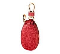 XINGLIDA Elegante cartera para llaves de coche hecha de cuero PU con cremallera. Mantenga sus llaves seguras y organizadas con múltiples bolsillos. Soporte compacto para llaves, c