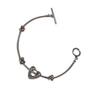 XINGLIDA Elegante pulsera de perlas ajustable, cuentas de resina fáciles de usar y colgante de metal resistente para accesorios de joyería para mujer, regalo perfecto para novia