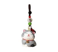 XINGLIDA Escultura de madera tallada a mano Estatua de escritorio en miniatura para decoración del hogar Arte de la figura de madera maciza figura de gato de madera Set