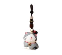 XINGLIDA Escultura de madera tallada a mano Estatua de escritorio en miniatura para decoración del hogar Arte de la figura de madera maciza figura de gato de madera Set