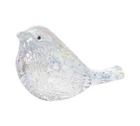 XINGLIDA Figura de pájaro de cristal artístico de coleccionista de cristal decoración de escritorio para los amantes de las aves estatuilla de cristal veneno para adultos