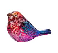 XINGLIDA Figura de pájaro de cristal artístico de coleccionista de cristal decoración de escritorio para los amantes de las aves estatuilla de cristal veneno para adultos