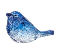 XINGLIDA Figura de pájaro de cristal artístico de coleccionista de cristal decoración de escritorio para los amantes de las aves estatuilla de cristal veneno para adultos
