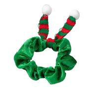XINGLIDA Gorro de lana, diadema de Navidad, cuerda de pelo festivo de moda, cómoda durabilidad, coletero para mujeres y niñas