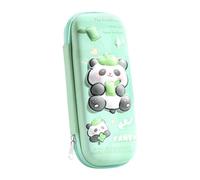 XINGLIDA Hermosa bolsa de animales Panda lápiz funda gran capacidad caja de lápices para goma de borrar gobernante marcador almacenamiento, panda