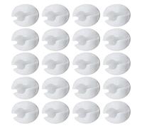 XINGLIDA Juego de 20 topes de cadena de perlas, estores, cortinas, decoraciones, cuentas ciegas, hebillas de limitación, accesorios