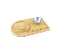 XINGLIDA Juego de llantas de sal de bambú natural, incluye cuenco de especias para cócteles de precisión, adornar y barkeeeping Home Pubs Set de sal de bambú
