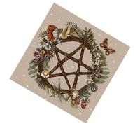 XINGLIDA Mantel de tarot altares estrellas de tela patrón astrología mantel tarjetas de dios tarjetas tapiz decoración de pared patrón de estrellas tarot carta espiritual