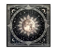 XINGLIDA Mantel de tarot altares, luna de tela, planeta, astrología, mantel de tarjetas de dios, mapas, tapiz, decoración de pared, tarjeta de tarot altares