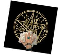 XINGLIDA Mariposa Flores Tarot Tarjeta Mantel Meditaciones Tela Psíquica Lectores Esterillas para Lecturas de Tarot Colocaciones Cristales Brujería Protector de Mesa
