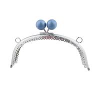XINGLIDA Monedero con marco de embrague para hacer monederos, manualidades, costura, accesorios de manualidades, gris claro, Durchmesser 16,5 cm