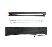 XINGLIDA Multiusos Trípode de Cocina al Aire Libre Resistente al Calor Barbacoa Con Portátil Para Camping Playa Picnics Noches Barbacoa Plegable Soporte de Cocina Soporte de Cocina