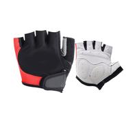 XINGLIDA Pack de 2 guantes de cuero de lana para hombre Durabilidad de medio dedo para deportes al aire libre para entusiastas del fitness guantes ligeros de ciclismo
