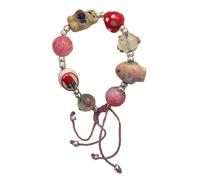 XINGLIDA Pulsera de osos de aleación inspirada en la vendimia, hermosa joyería de animales, regalos para adolescentes, niñas, cadenas de ocio diarias, pulsera tejida a mano