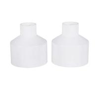 XINGLIDA Reductores de conductos de PVC ajustables para ventiladores de 50 mm, conectores a tuberías más pequeñas con facilidad