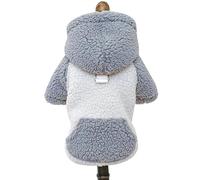 XINGLIDA Ropa para mascotas, sudaderas de forro polar cálido, sudaderas cepilladas, ropa para perros, accesorios para mascotas, linda sudadera con capucha para perros pequeños