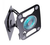 XINGLIDA Soporte para portátil de acero al carbono con ajuste de altura y silicona antideslizante para portátiles y tabletas de menos de 15.9 pulgadas