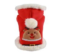 XINGLIDA Sudadera con capucha para perros, ropa para mascotas, ropa de Navidad, chaquetas de invierno, monos cálidos, abrigo, ropa para cachorros Shih Tzu, 4 tamaños