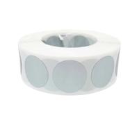 Xinglongs 1000 pegatinas para rascar, redondas, 20 mm, color plateado, para cubierta de código secreto, juego en casa, boda, fiesta, 2 cm