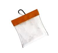 Xinglongs Bolsa de golf de PVC transparente, 4 piezas, accesorio de diseño de horquilla verde con cierre automático