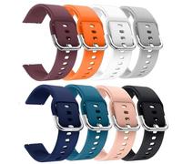 XINGMALY Paquete de 8 correas de silicona para reloj inteligente Spade & Co Health Smartwatch 4, correas deportivas suaves y cómodas para hombres y mujeres