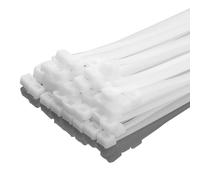 XINGO 100 Piezas Blanco Bridas bridas para cables profesionales, 350mm x 7.6mm,Resistentes UV, Bridas para Cables Para Oficina, Hogar, Exteriores