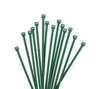 XINGO 1000 Piezas Bridas bridas para cables profesionales, Resistentes UV, Bridas para Cables Para Oficina, Hogar, Exteriores (150mm x 2.5mm, Verde oscuro)