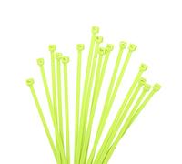 XINGO 1000 Piezas Bridas bridas para cables profesionales, Resistentes UV, Bridas para Cables Para Oficina, Hogar, Exteriores (100mm x 2.5mm, Verde manzana)