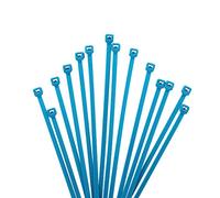 XINGO 1000 Piezas Bridas bridas para cables profesionales, Resistentes UV, Bridas para Cables Para Oficina, Hogar, Exteriores (150mm x 2.5mm, Azul)