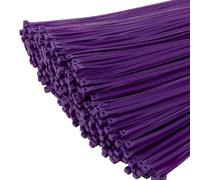 XINGO 1000 Piezas Morado Manzana Bridas bridas para cables profesionales, 200mm x 4.8mm,Resistentes UV, Bridas para Cables Para Oficina, Hogar, Exteriores