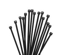 XINGO 1000 Piezas Negro Bridas para cables profesionales, 150mm x 2.5mm,Resistentes UV, Bridas para Cables Para Oficina, Hogar, Exteriores