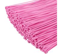 XINGO 1000 Piezas Rosa Bridas bridas para cables profesionales, 300mm x 4.8mm,Resistentes UV, Bridas para Cables Para Oficina, Hogar, Exteriores