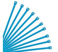 XINGO 500 Piezas Azul Bridas bridas para cables profesionales, 300mm x 3.6mm,Resistentes UV, Bridas para Cables Para Oficina, Hogar, Exteriores