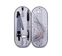 XINGSUI 8 kits de matemáticas geométricas, kit de brújula TG, utilizados para dibujar, medir, modelos matemáticos, herramientas de aprendizaje