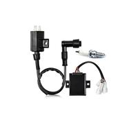 XINGWANGDYSI Bobina de Encendido del Interruptor de Llave de Encendido para Kawasaki Bayou 220 1988 1989 1990 1991 1992 1993 1994 1995 21119-1226 21121-1160 Cdi Box Bobina de Encendido Bujía