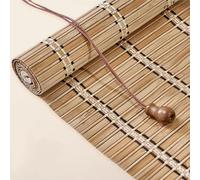 XINGWANGG Estores de Bambú Natural,Persianas Enrollables Y Estores,Cortinas Opacas para Ventanas,Persianas de Madera para Exterior Jardín Balcón,Personalizable,Ancho X Alto (85cm x 250cm)