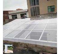 XINGWANGG Placas de Policarbonato 2mm Láminas de Plástico Transparente e Impermeable,Paneles de Techo Planchas Revestimiento de Repuesto para Invernadero,Cochera Cubierta Toldo (1,56m x 4,5m)