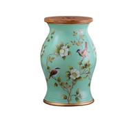 XINGYAOXS Taburete Tambor Estilo Chino Taburete Decorativo Cerámica para Jardín Taburetes Tambor Esmaltados Pintados Mano Exquisitamente Elaborados para Sala Estar Dormitorio Balcón(B)